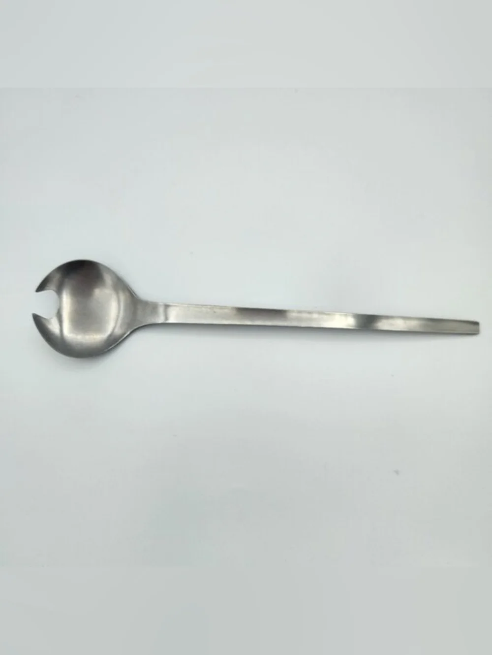 Vintage‎ Mid Century Modern Stainless Steel Salad Serving Fork Spoon Japan